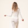 Haut manches longues en laine bio, nature, FELICIA