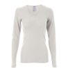 Haut manches longues en laine bio, nature, FELICIA