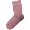 Lot de deux chaussettes " MABEL" 90% de coton bio, rose, GOTS et FWF 3