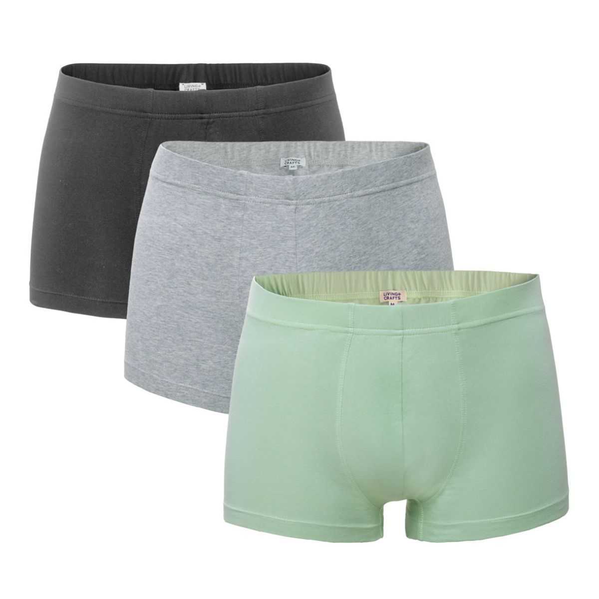 Pack 3 boxers homme coton bio, GOTS et VEGAN