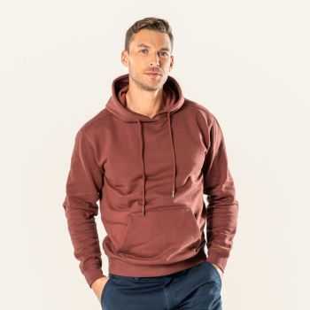 Sweat-shirt à capuche "SASSO" 100% coton bio, GOTS et VEGAN