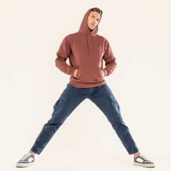 Sweat-shirt à capuche "SASSO" 100% coton bio, GOTS et VEGAN