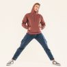 Sweat-shirt à capuche "SASSO" 100% coton bio, GOTS et VEGAN