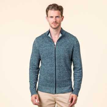 Cardigan bleu 
