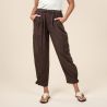 Pantalon tinette marron