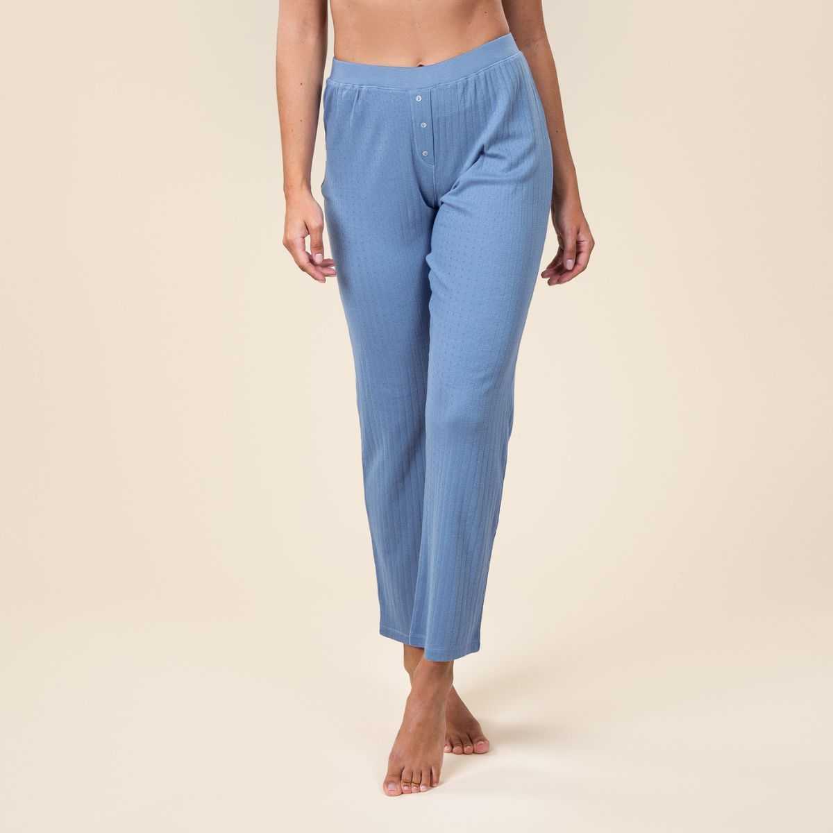 Pantalon de nuit "TATUM " bleu clair