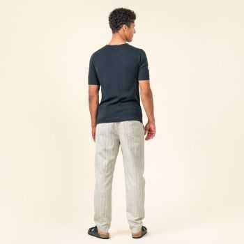 T-Shirt bleu nuit "THAISEN"