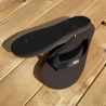Tongs en caoutchouc d'hévéa, écologiques, marrons