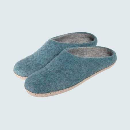 Chaussons en feutre népalais 100% laine