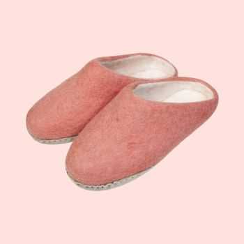 Chaussons en feutre népalais 100% laine