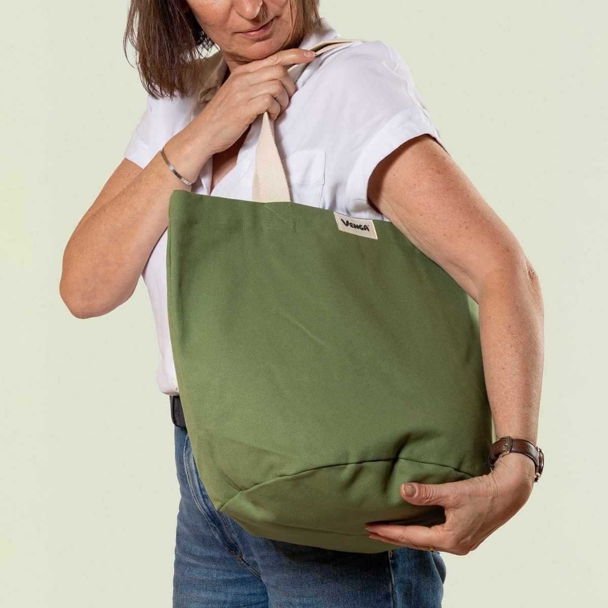 Sac cabas "CITY" en coton bio - Plusieurs couleurs disponible