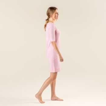 Chemise de nuit en coton bio, bleu, RETIEBA