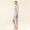 Chemise de nuit en coton bio, bleu, RETIEBA