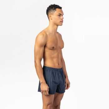 Lot de 2 caleçons "BORIS" à motifs lignes et carreaux