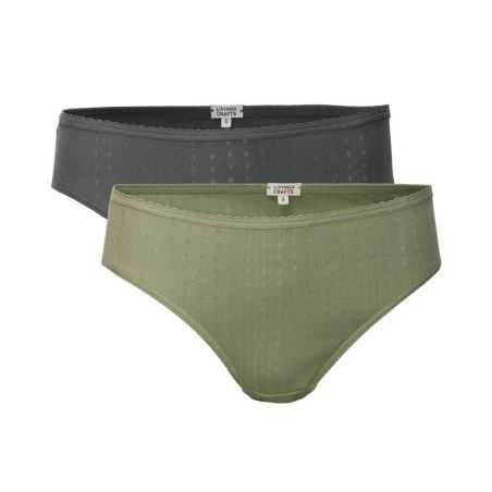 Lot de deux slips en coton bio, RYLIE