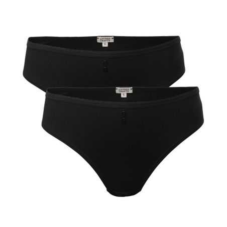 Lot de deux slips en coton bio, bleu, RASINA