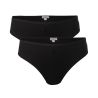 Lot de deux slips en coton bio, bleu, RASINA