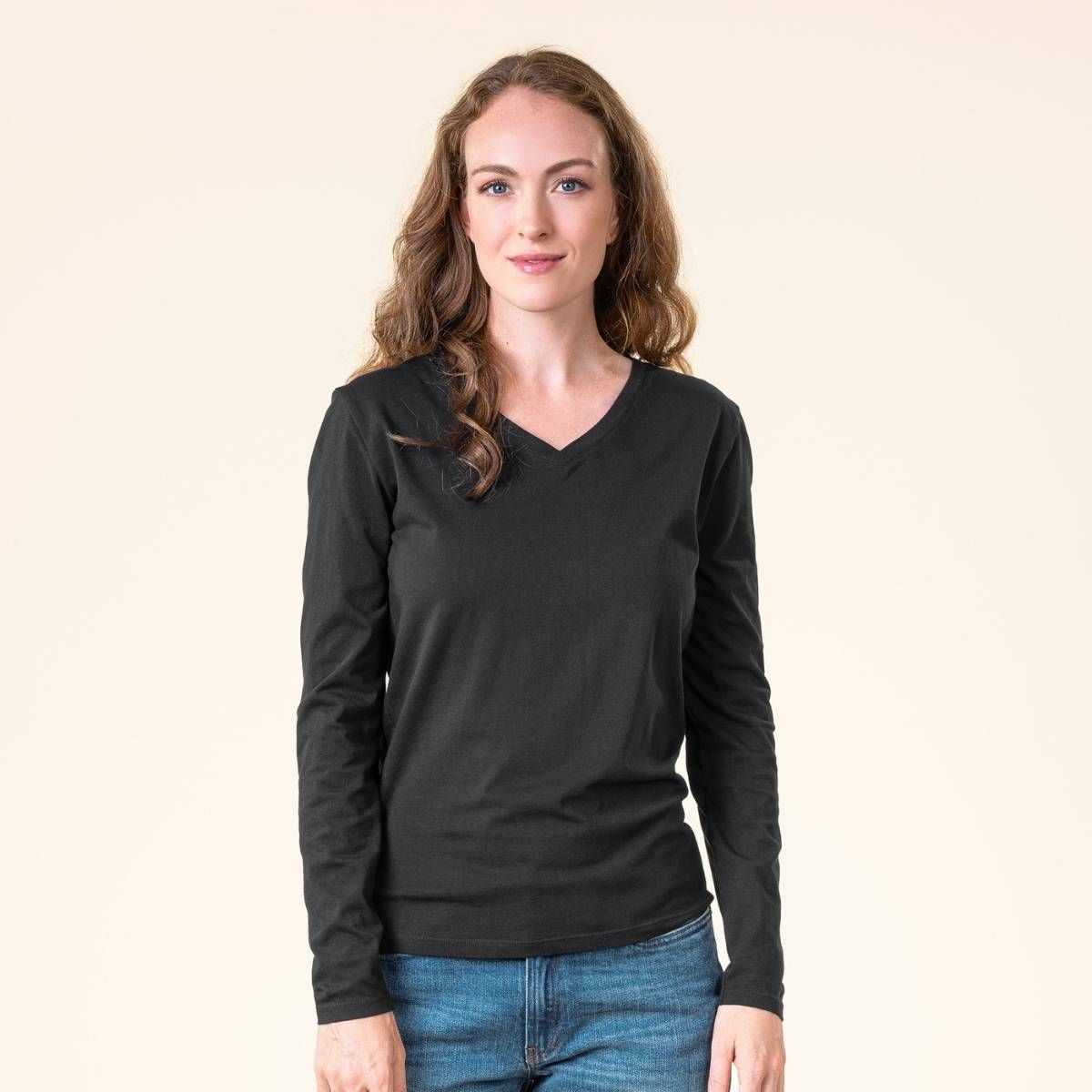 T-shirt manches longues "TARANA", 100% coton bio