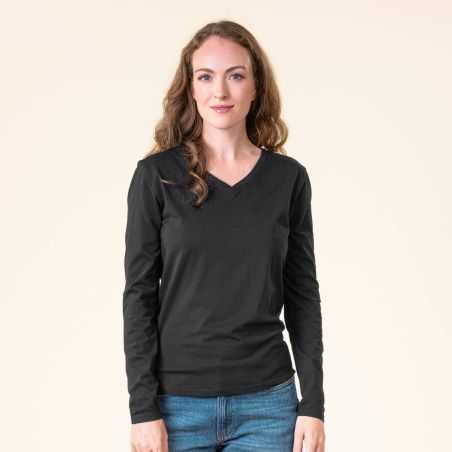 T-shirt manches longues "TARANA", 100% coton bio
