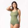 Haut débardeur col rond "VISOLI", 100% coton bio