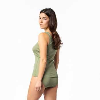 Haut débardeur col rond "VISOLI", 100% coton bio