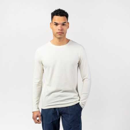 T-shirt manches longues homme "TERIK", 100% coton bio