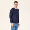 T-shirt manches longues homme "TERIK", 100% coton bio