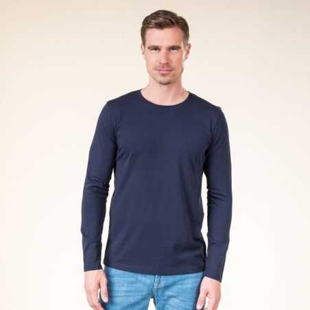 T-shirt manches longues homme "TERIK", 100% coton bio