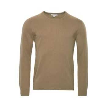 Pull col rond "ULRYK", coton bio et laine 