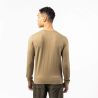 Pull col rond "ULRYK", coton bio et laine 
