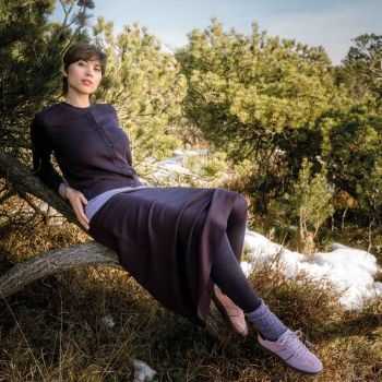 Jupe longues "UMESIA", en Tencel™