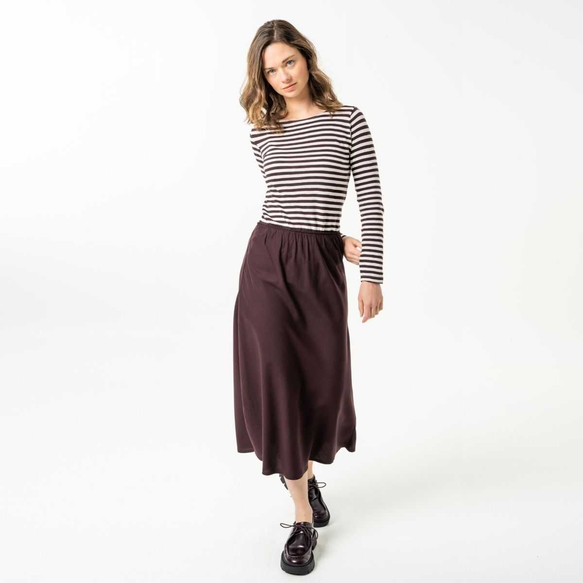 Jupe longues "UMESIA", en Tencel™