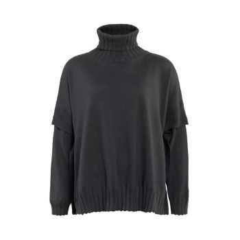 Poncho "PAISLEY", coton bio et laine