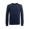 Pull col rond "ULRYK", coton bio et laine 