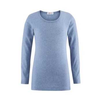 T-shirt manches longues en coton bio, nature, GNU