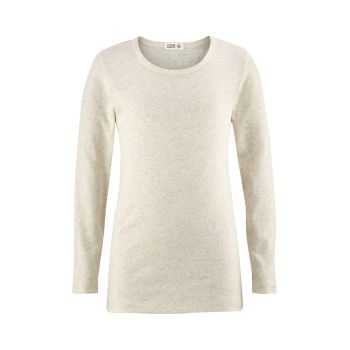 T-shirt manches longues en coton bio, nature, GNU