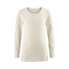 T-shirt manches longues en coton bio, nature, GNU
