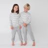 Pyjama enfant "ELEPHANT" rayé manches longues, 100% coton bio