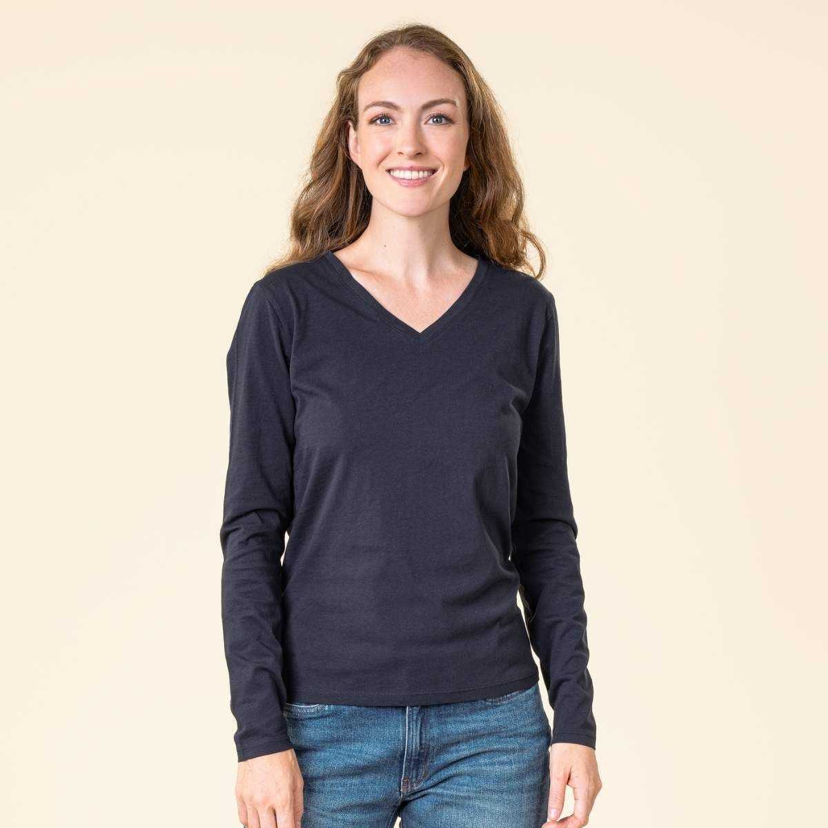 T-shirt manches longues "TARANA", 100% coton bio