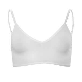 Lot de 2 soutiens-gorge noir en coton bio - sans armatures