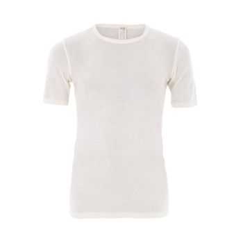 Haut à manches courtes "HARRY", laine bio et soie"