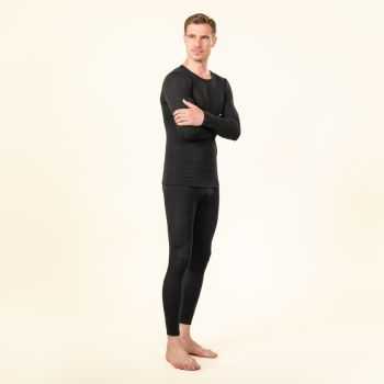 Haut à manches longues "HARVEY", laine bio et soie