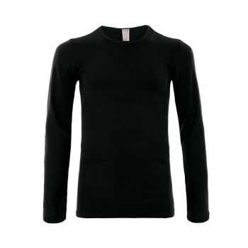 Haut à manches longues "HARVEY", laine bio et soie