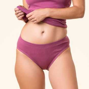 Culotte taille haute "JADE", 100% coton bio
