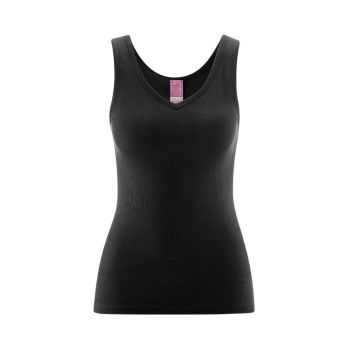 Débardeur col V "JANINE", 100 % coton bio, GOTS et VEGAN