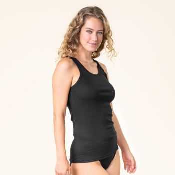Débardeur col V "JANINE", 100 % coton bio, GOTS et VEGAN