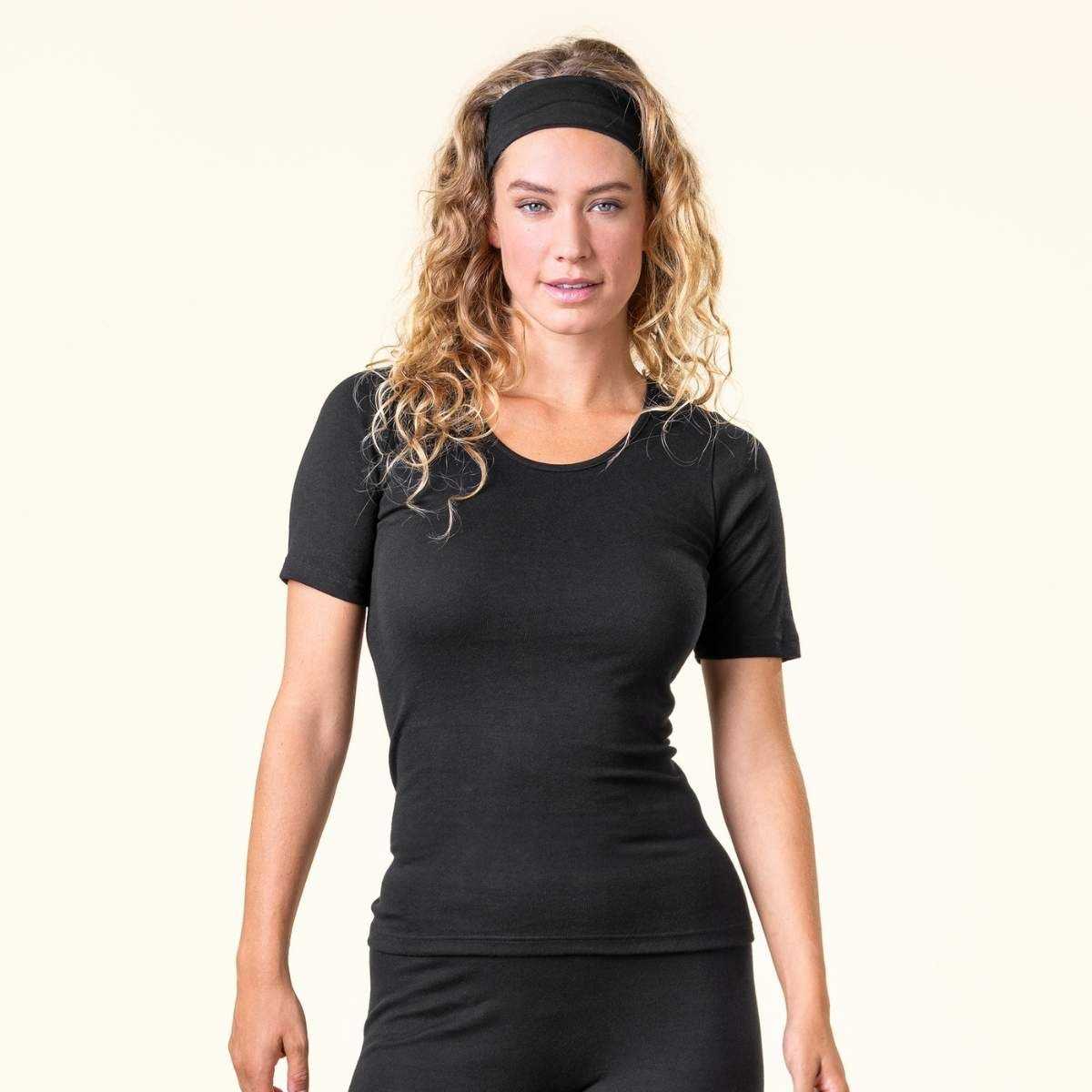 Haut manches courtes "JULIANE", 100% coton bio