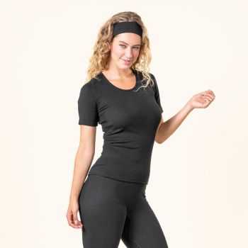 Haut manches courtes "JULIANE", 100% coton bio
