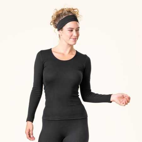 T-shirt manches longues "JOHANNA", 100% coton bio, GOTS et VEGAN