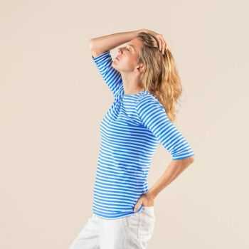 T-shirt "CHLOPEA" manches 3/4, 100% coton bio